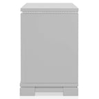 Seleena Glam Silver Wood 5-Piece Tufted Panel Bedroom Set with USB Port by Furniture of America