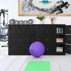 9 Doors Metal Lockers Storage Cabinet for School Office Gym