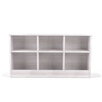 DH BASIC Transitional 6-Shelf Bookcase Headboard by Denhour