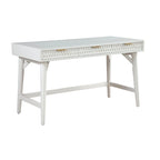Origins by Alpine White Pearl Large Desk, White
