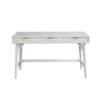Origins by Alpine White Pearl Large Desk, White