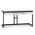 WYNDENHALL Cecilia Solid Acacia Wood Industrial Office Desk