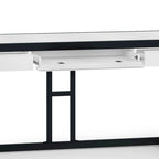 WYNDENHALL Cecilia Solid Acacia Wood Industrial Office Desk