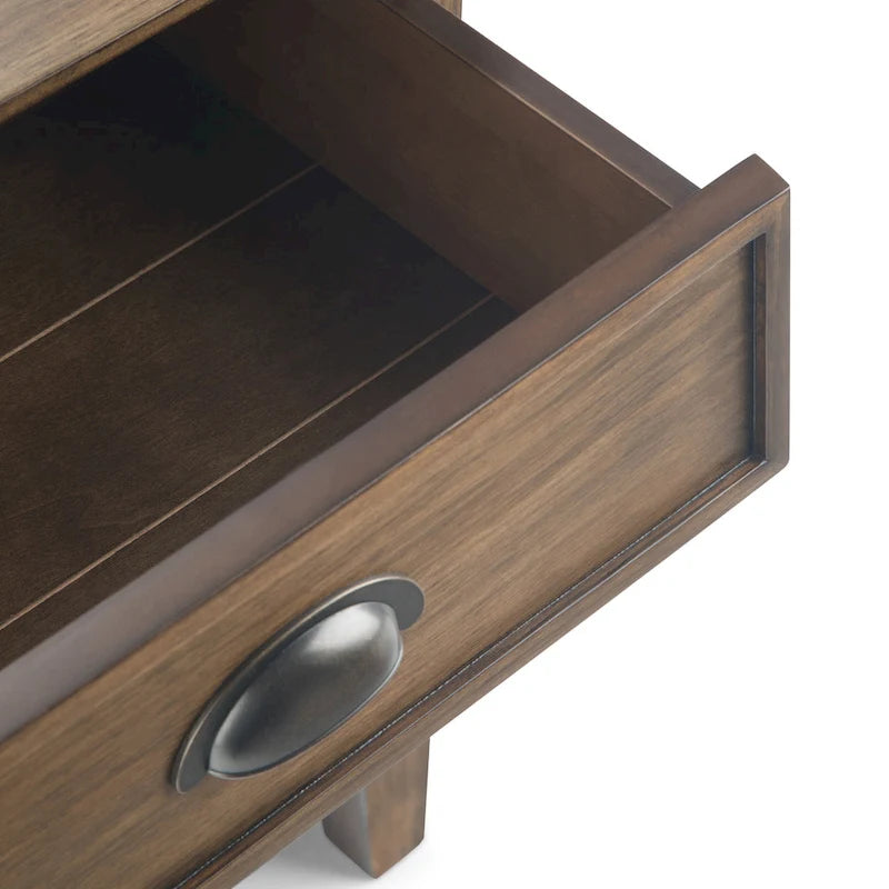 WYNDENHALL Normandy SOLID WOOD 24 inch Wide Bedside Nightstand Table