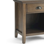 WYNDENHALL Normandy SOLID WOOD 24 inch Wide Bedside Nightstand Table
