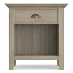 WYNDENHALL Normandy SOLID WOOD 24 inch Wide Bedside Nightstand Table