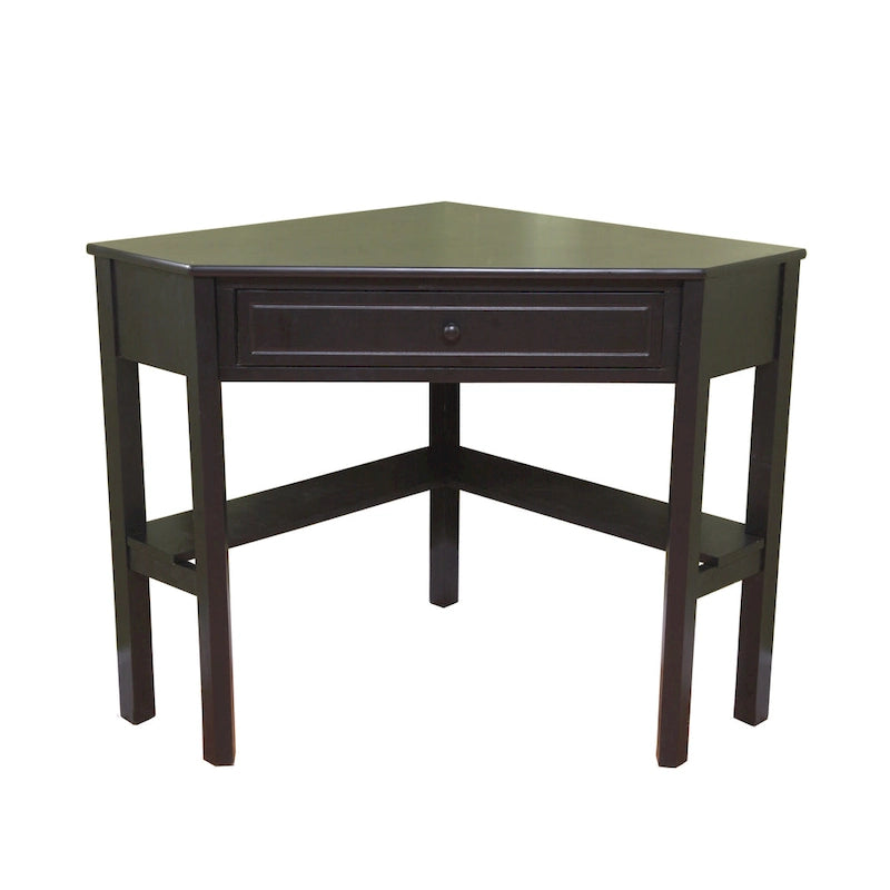 Porch & Den Lincoln Solid Wood/MDF Corner Computer Desk