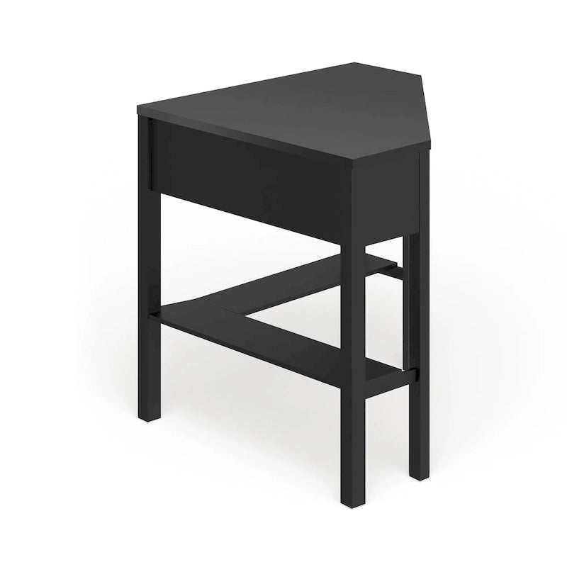 Porch & Den Lincoln Solid Wood/MDF Corner Computer Desk