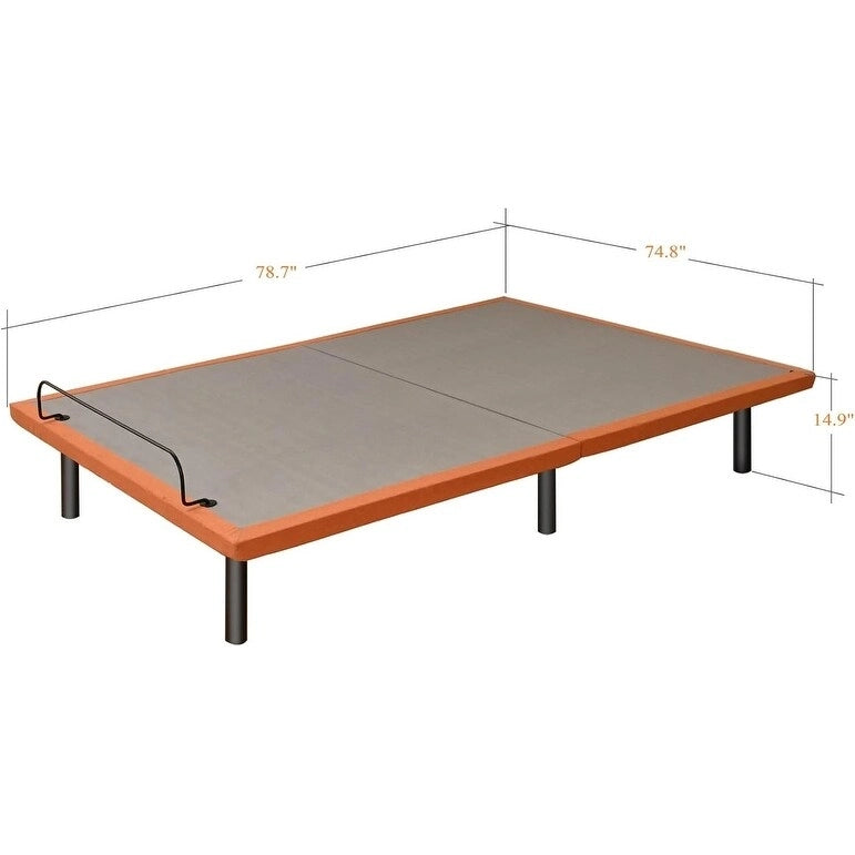 ESHINE Adjustable Bed Frame, with Massage