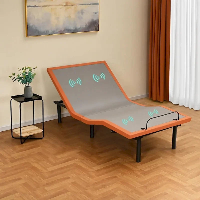 ESHINE Adjustable Bed Frame, with Massage