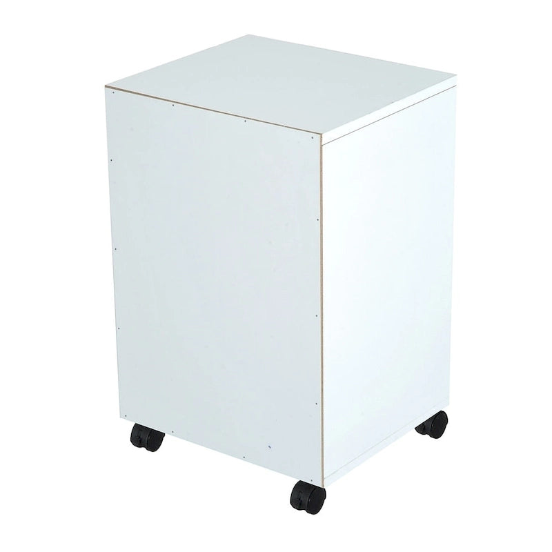 HOMCOM 24 Mobile Printer Cart with 2 Drawers, White