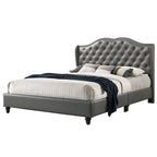 Joy Jewel Tufted Upholstered Bed