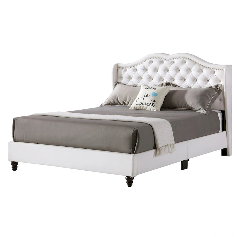 Joy Jewel Tufted Upholstered Bed