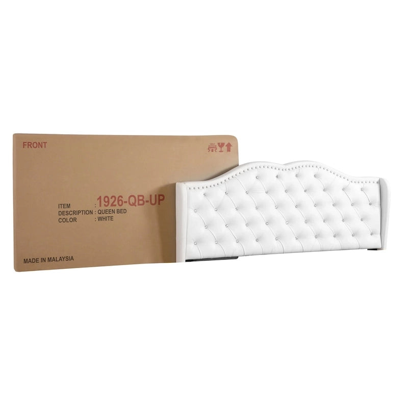 Joy Jewel Tufted Upholstered Bed