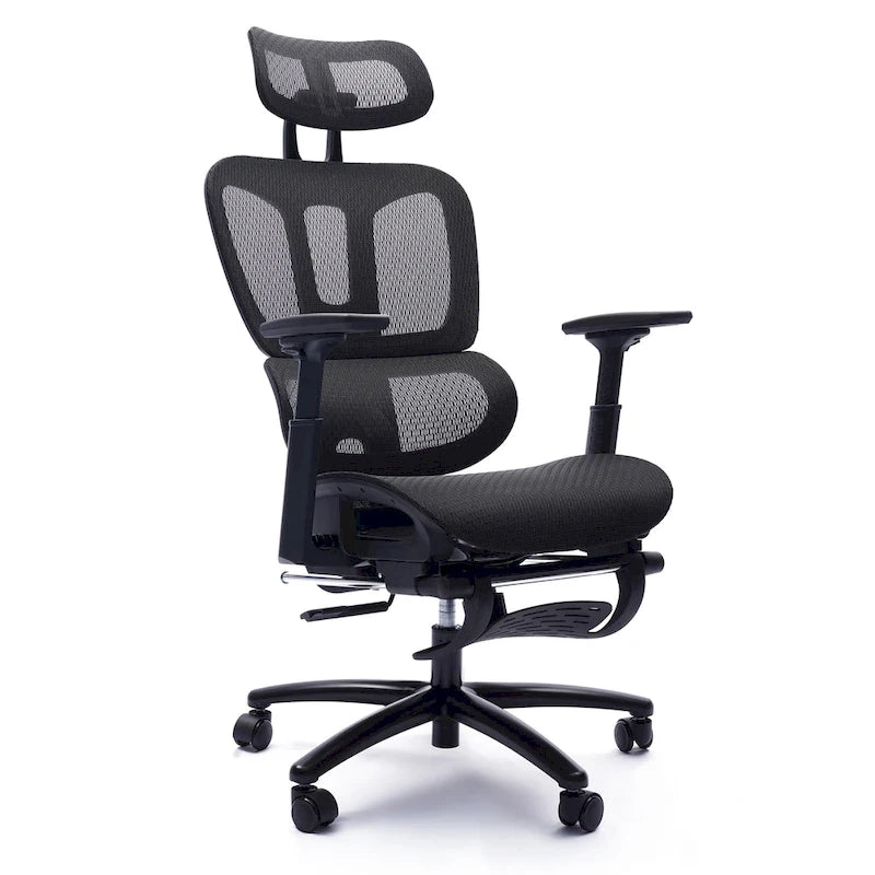 Sealy Huxley Ergonomic High-Back Mesh Office Chair with Adjustable Headrest and Armrests