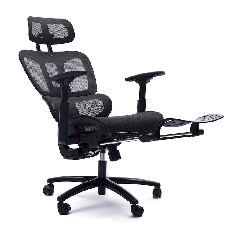 Sealy Huxley Ergonomic High-Back Mesh Office Chair with Adjustable Headrest and Armrests