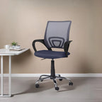 Ergonomic Breathable Mesh Office Chair  Adjustable Design with Lumbar Support and Enhanced Mobility with 360 Swivel Wheels