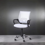 Ergonomic Breathable Mesh Office Chair  Adjustable Design with Lumbar Support and Enhanced Mobility with 360 Swivel Wheels