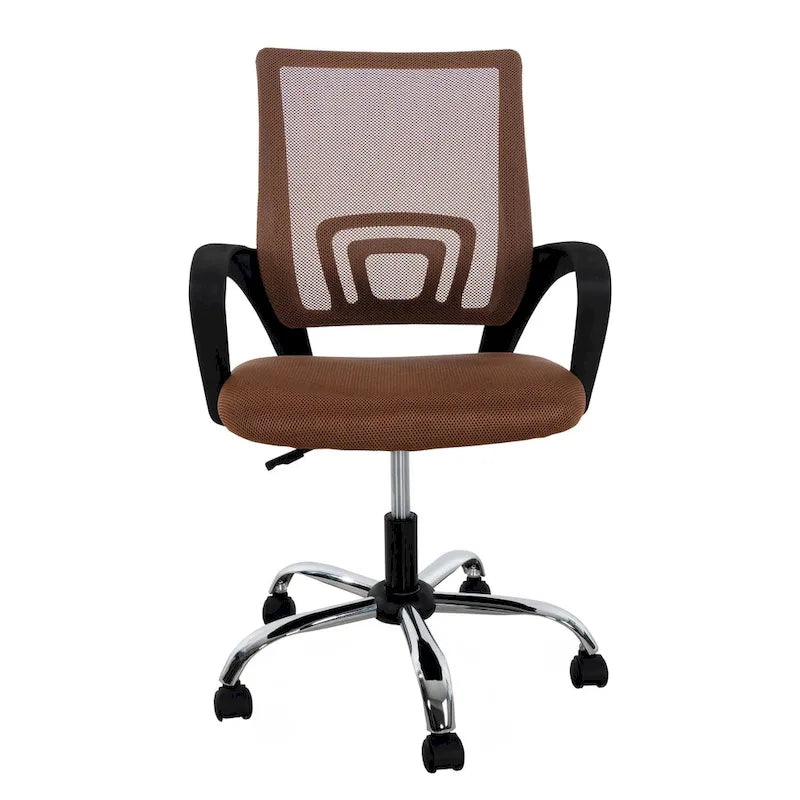 Ergonomic Breathable Mesh Office Chair  Adjustable Design with Lumbar Support and Enhanced Mobility with 360 Swivel Wheels