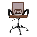 Ergonomic Breathable Mesh Office Chair  Adjustable Design with Lumbar Support and Enhanced Mobility with 360 Swivel Wheels