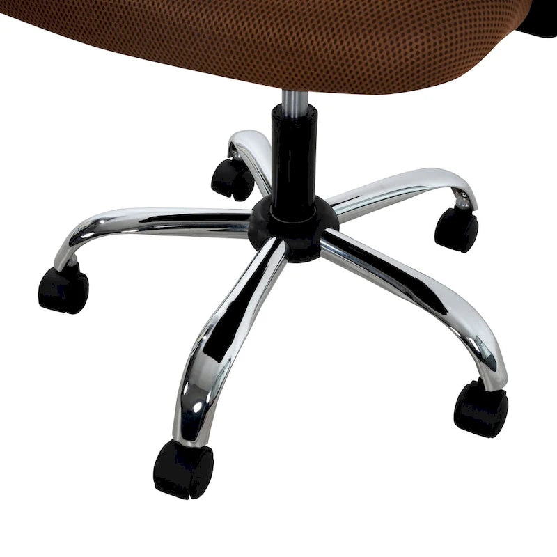 Ergonomic Breathable Mesh Office Chair  Adjustable Design with Lumbar Support and Enhanced Mobility with 360 Swivel Wheels