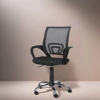 Ergonomic Breathable Mesh Office Chair  Adjustable Design with Lumbar Support and Enhanced Mobility with 360 Swivel Wheels