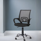 Ergonomic Breathable Mesh Office Chair  Adjustable Design with Lumbar Support and Enhanced Mobility with 360 Swivel Wheels