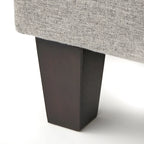 angelo:HOME Ava Mid-Century Upholstered Queen Platfom Bed