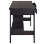 Folio 2-Drawer Small Desk with Shelves