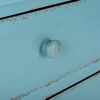 SAFAVIEH Leanna Distressed Blue 3-Drawer Storage Chest