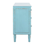 SAFAVIEH Leanna Distressed Blue 3-Drawer Storage Chest