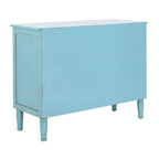 SAFAVIEH Leanna Distressed Blue 3-Drawer Storage Chest