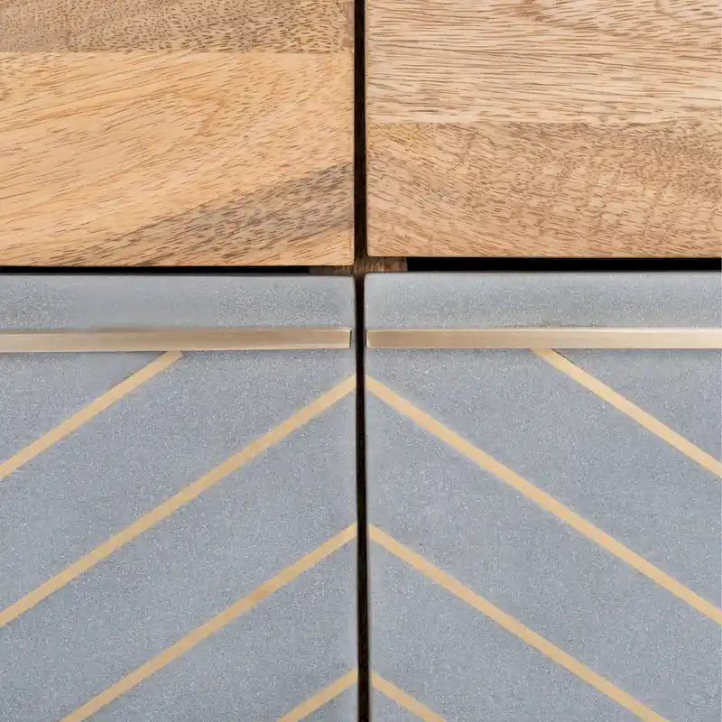 SAFAVIEH Couture Hindrike Cement 6-Drawer Dresser