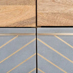 SAFAVIEH Couture Hindrike Cement 6-Drawer Dresser