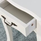 Bathroom Floor-standing Storage Table with a Drawer, 4 Curved Legs