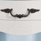 Bathroom Floor-standing Storage Table with a Drawer, 4 Curved Legs