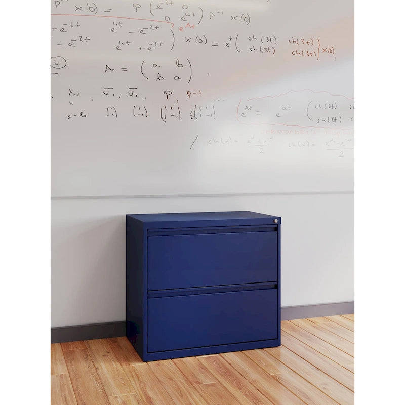 Hirsh 30 Inch Wide 2 Drawer Lateral 101 File Cabinet, White