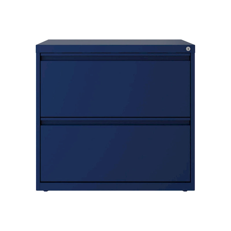 Hirsh 30 Inch Wide 2 Drawer Lateral 101 File Cabinet, White