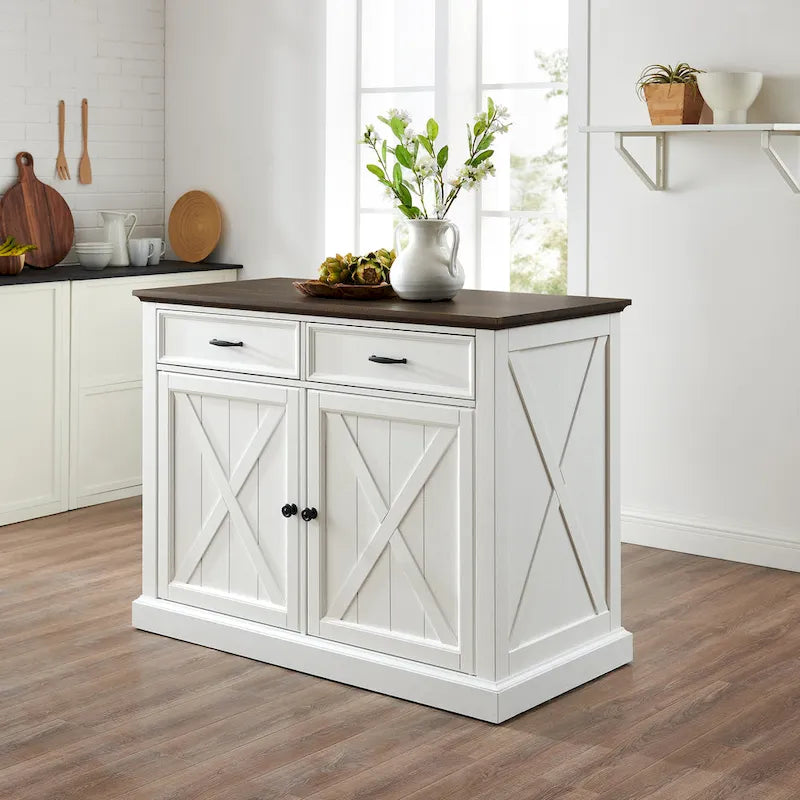 Crosley Clifton Kitchen Island - 23.63d x 47.75w x 36.25h