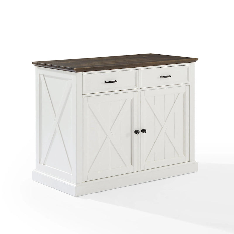 Crosley Clifton Kitchen Island - 23.63d x 47.75w x 36.25h