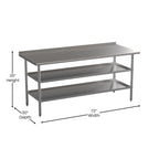 Stainless Steel Kitchen Work Table
