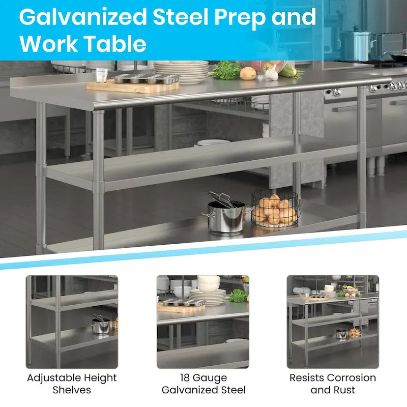 Stainless Steel Kitchen Work Table
