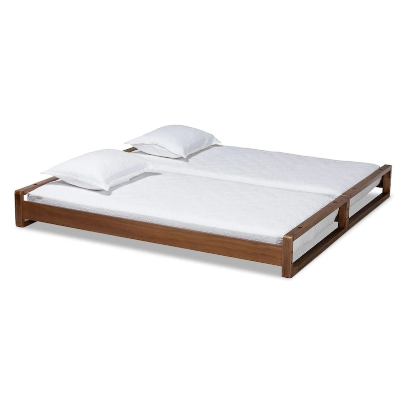 Klara Modern and Contemporary Expandable Twin to King Bed Frame
