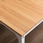 3 Piece Kitchen Table Set with Two Benches Dining Room Table Set 4