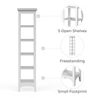 Teamson Home Madison Freestanding Linen Tower - 13L x 15W x 63H