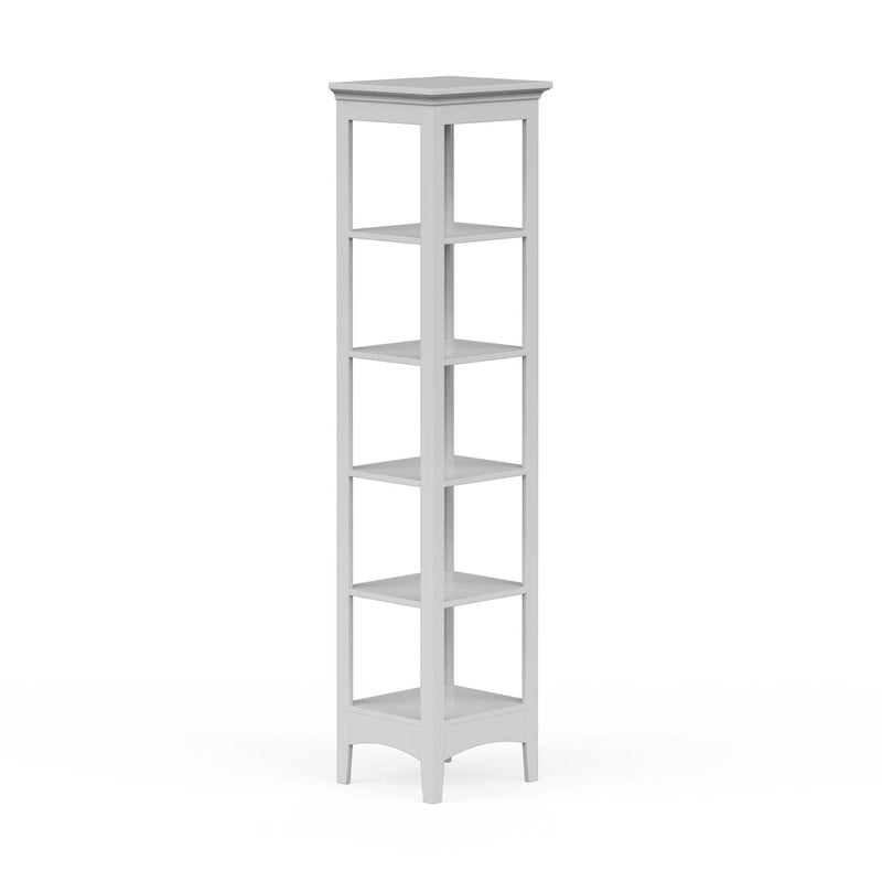 Teamson Home Madison Freestanding Linen Tower - 13L x 15W x 63H