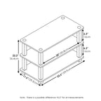 Furinno Turn-S-Tube 3-Tier Shoe Rack