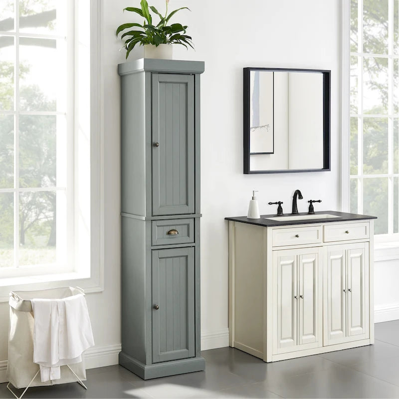 Crosley Seaside Tall Linen Cabinet