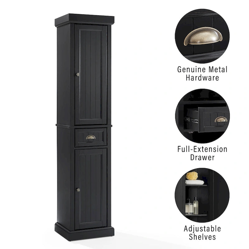 Crosley Seaside Tall Linen Cabinet