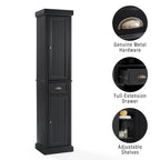 Crosley Seaside Tall Linen Cabinet